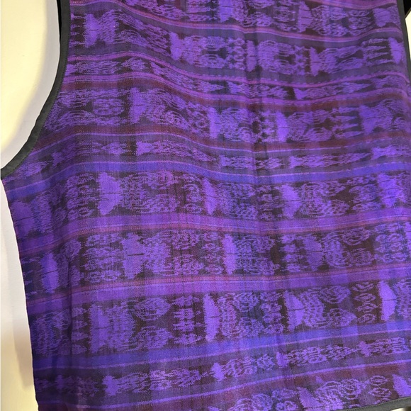 Elegant Purple Floral Women's Vest - Picture 9 of 10